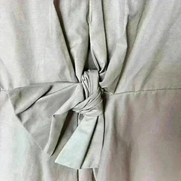 Betsey Johnson Ruffle Rose Pleated Trench Coat - Picture 6 of 8